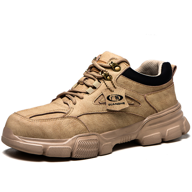 Men's Safety Shoes Sneakers Work Safety Boots Men's Steel Toe Shoes Sports Safety Shoes