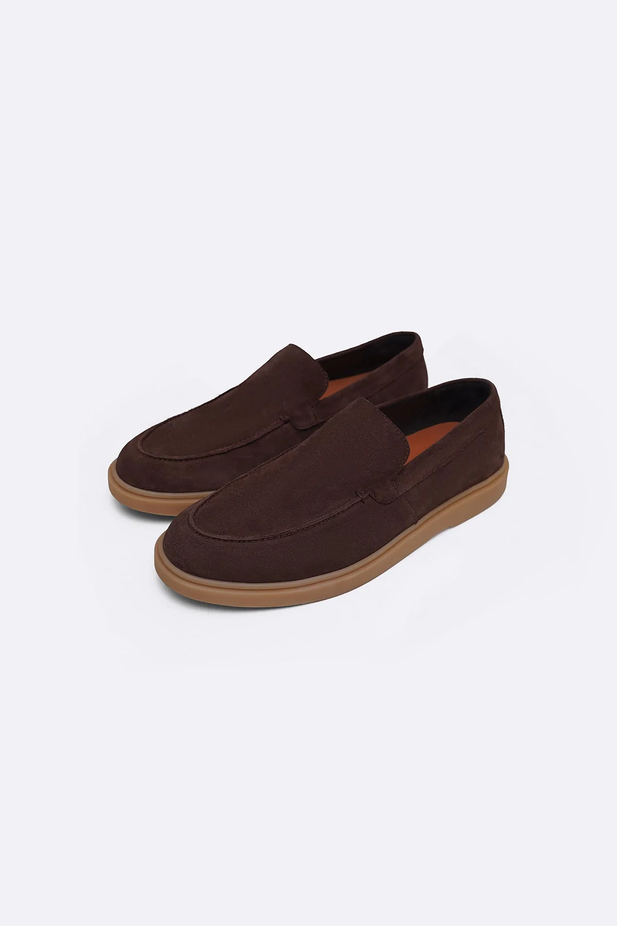 SUEDE LEATHER SLIP-ON LOAFERS